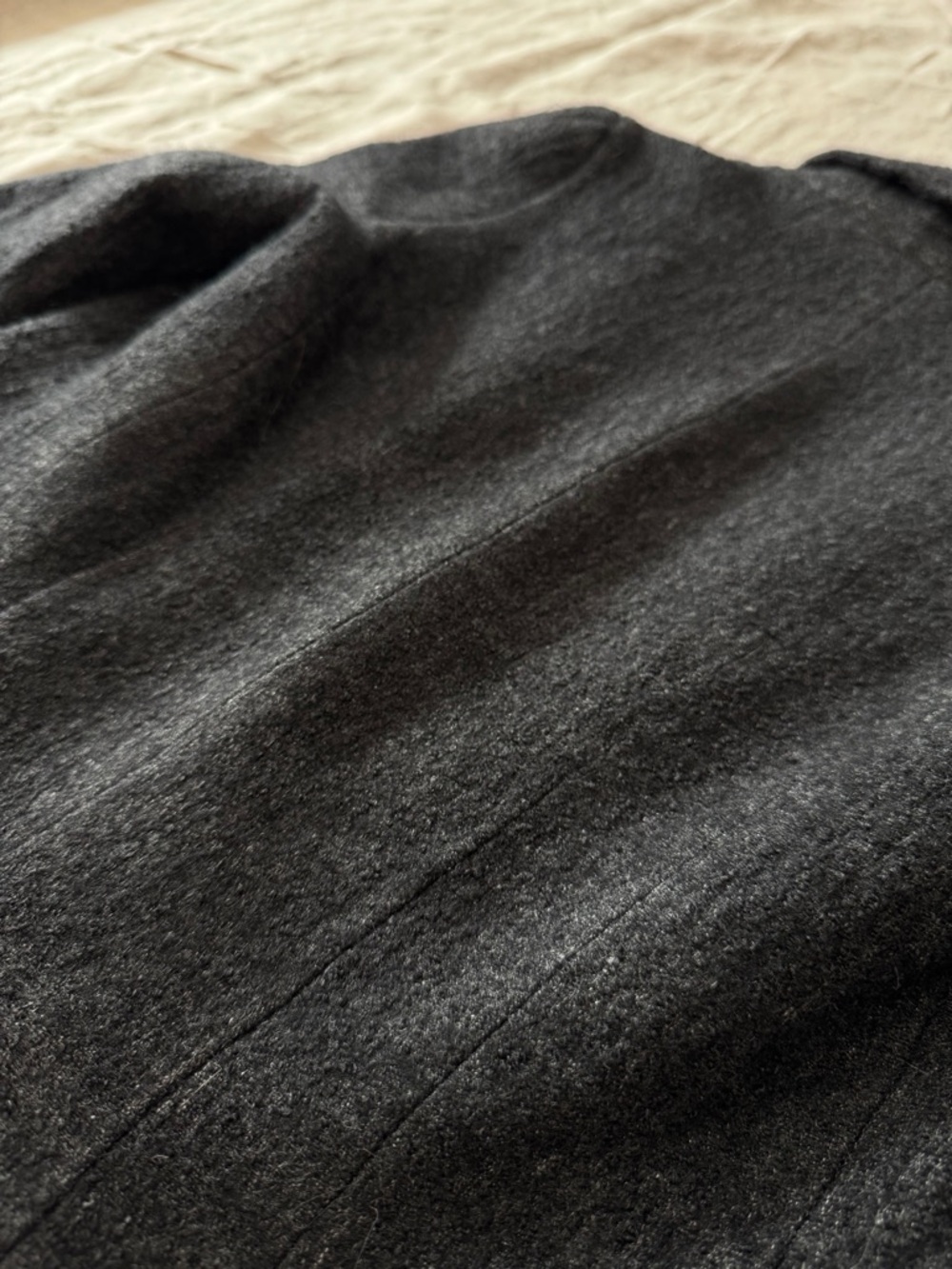 Vintage Edwardian style Charcoal grey Blazer w waistcoat vest xs academia - Picture 11 of 16